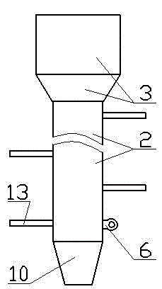 Upright serially-connected high-voltage line maintaining ladder