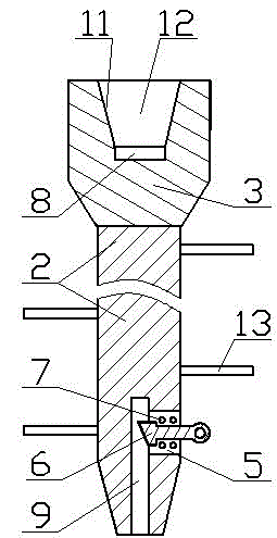 Upright serially-connected high-voltage line maintaining ladder