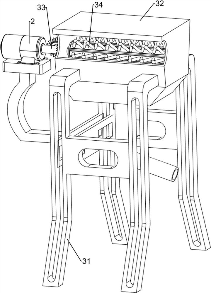 Novel batch sesame threshing equipment