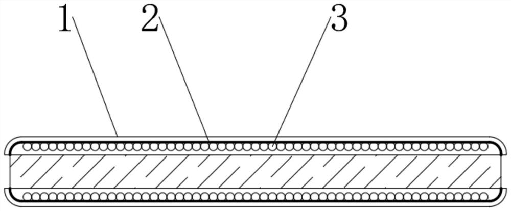 Novel infiltration treatment process for die-casting plate