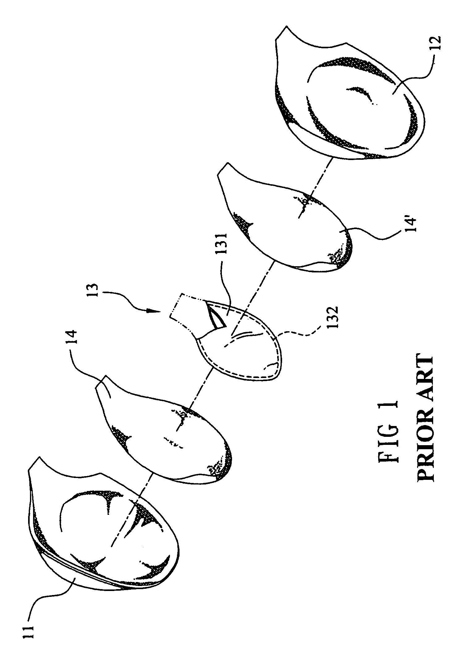 Integral thermo-press molding complex brassiere cup structure