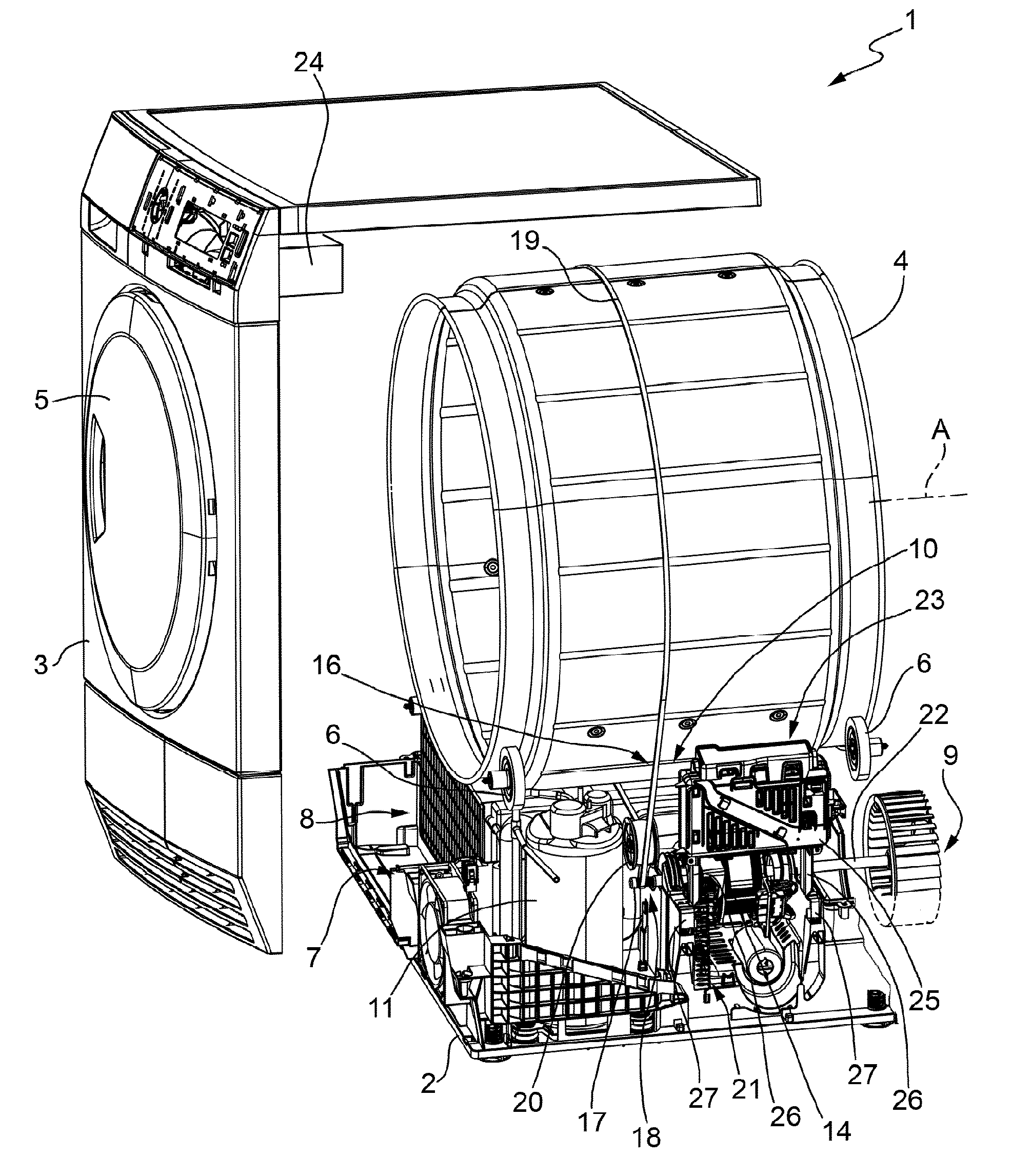 Home laundry drier