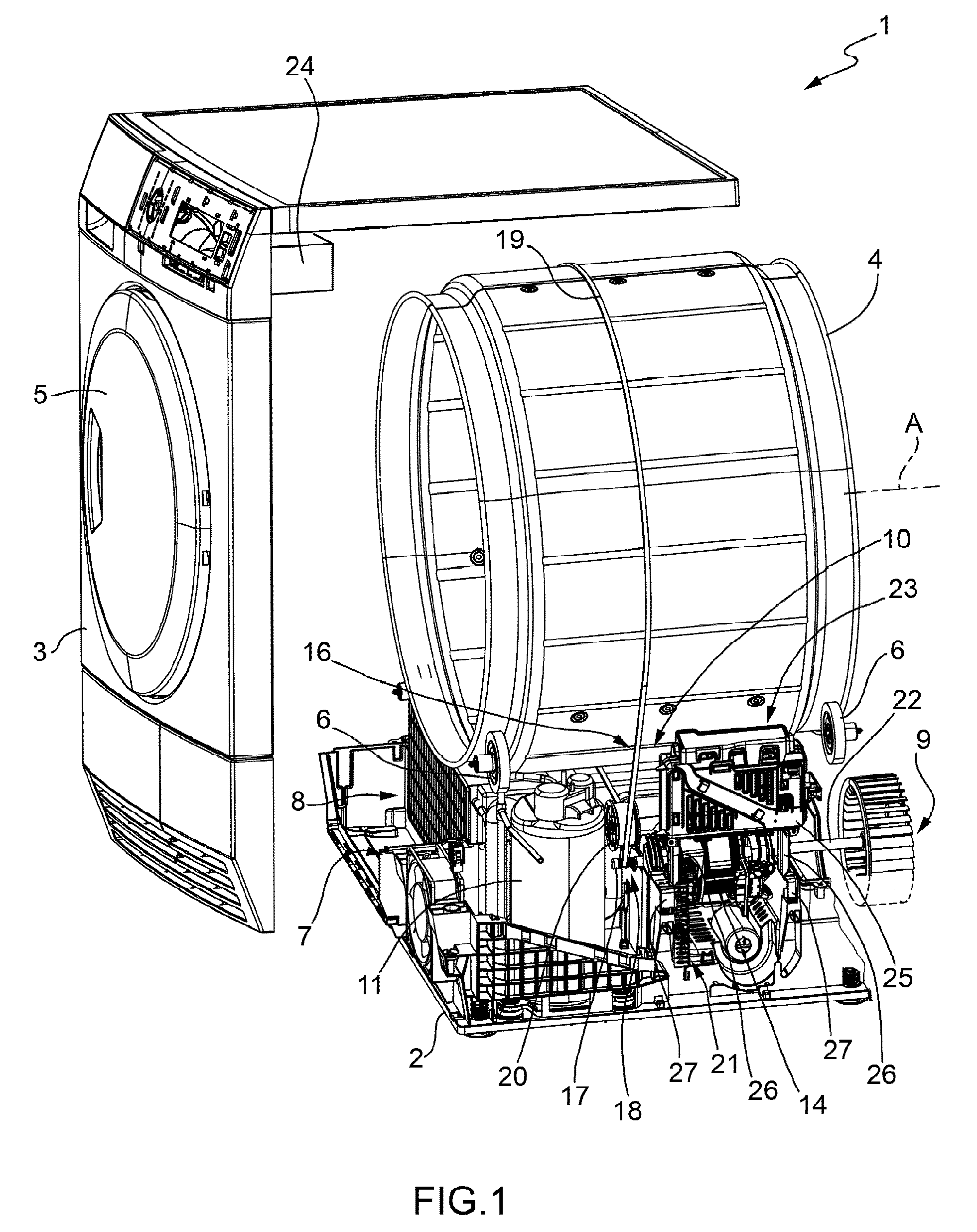 Home laundry drier