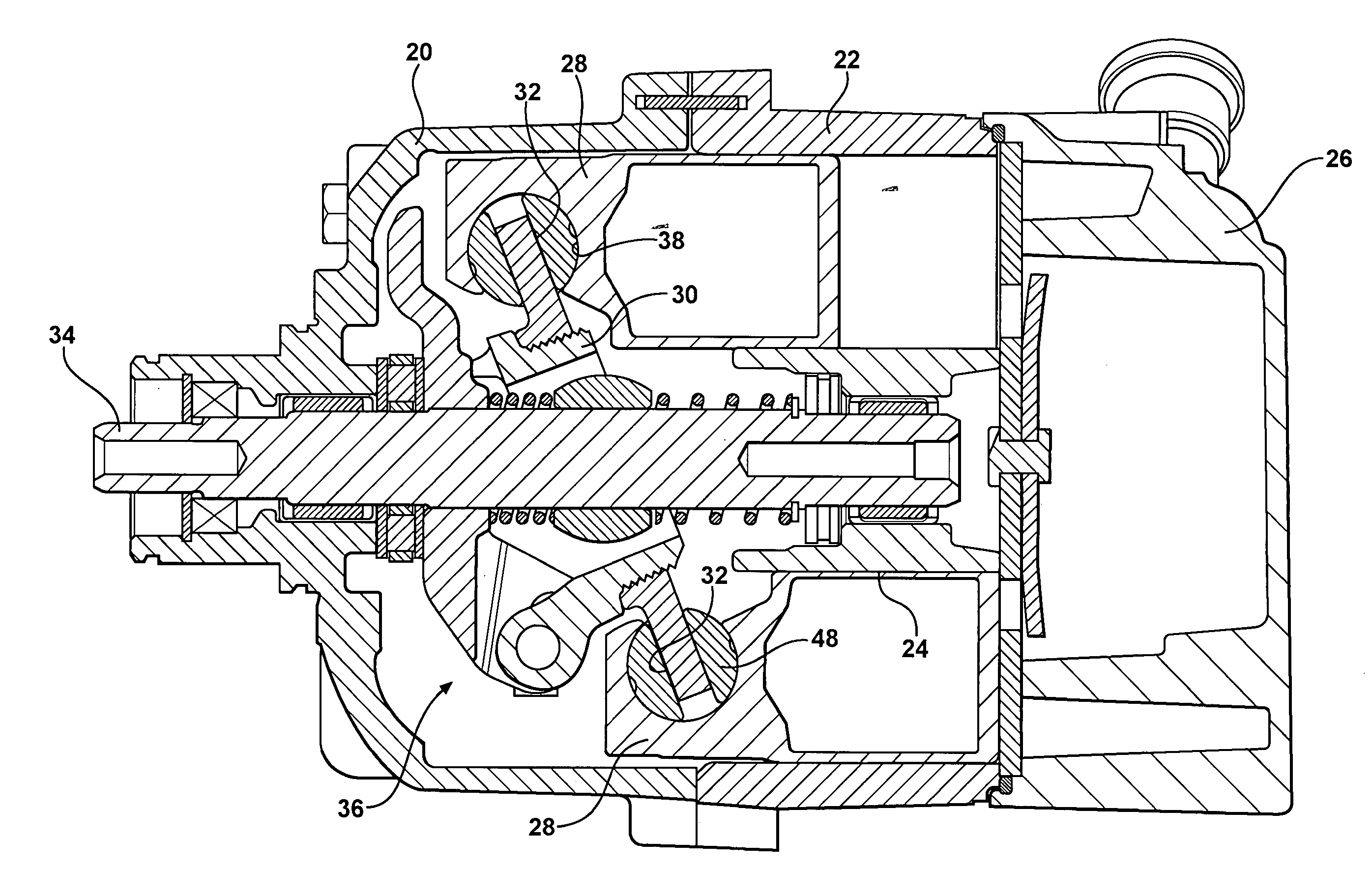 Compressor piston ball pocket coating