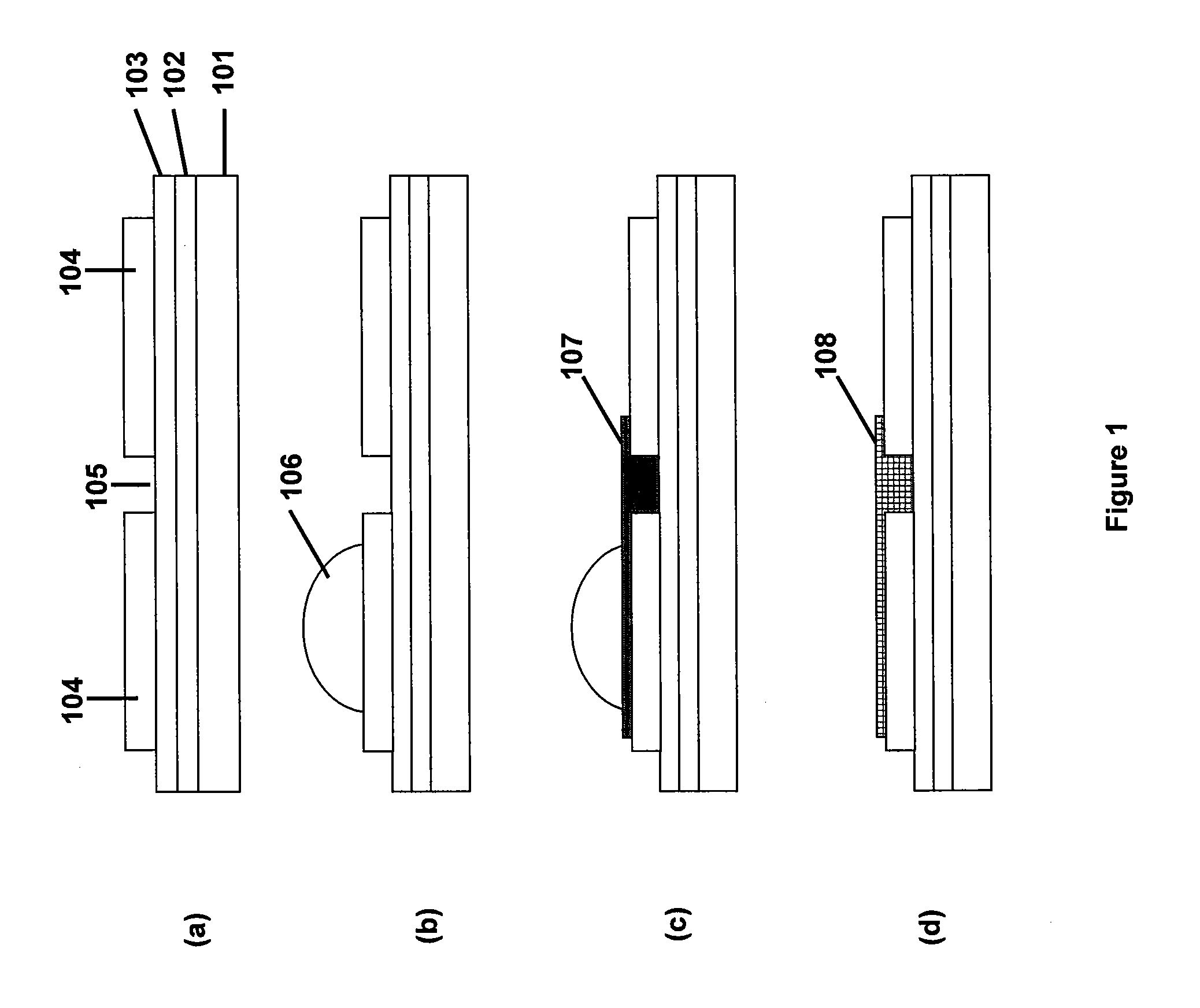 Forming active channel regions using enhanced drop-cast printing