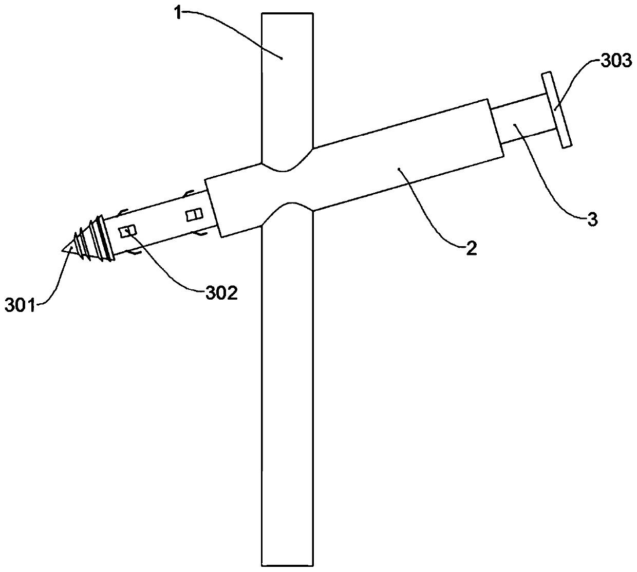 Side slope anti-collapse structure for expressway and construction method of side slope anti-collapse structure