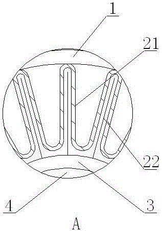 High-power filter core with function of sterilization