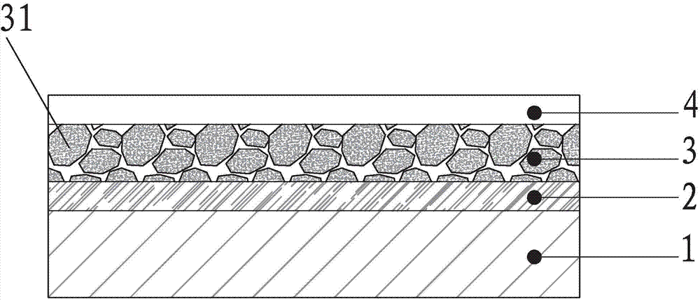 Ceramic brick with color-changing enamel layer, green body structure and production method of ceramic brick