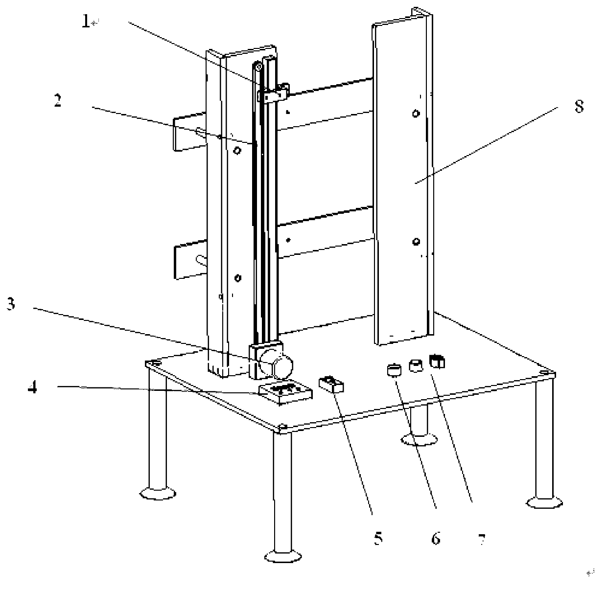 Counting device for circuit board