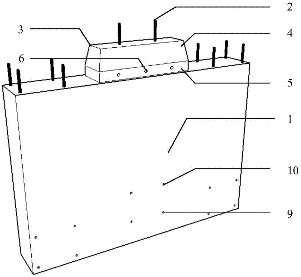 Compound type connection shear wall structure and assembling method thereof