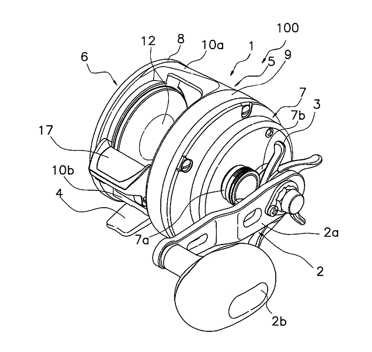 Drag device for a dual-bearing reel