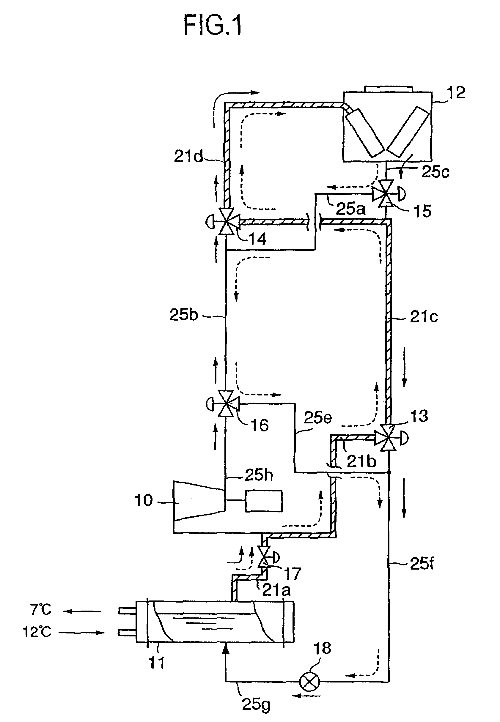 Thermo siphon chiller refrigerator for use in cold district