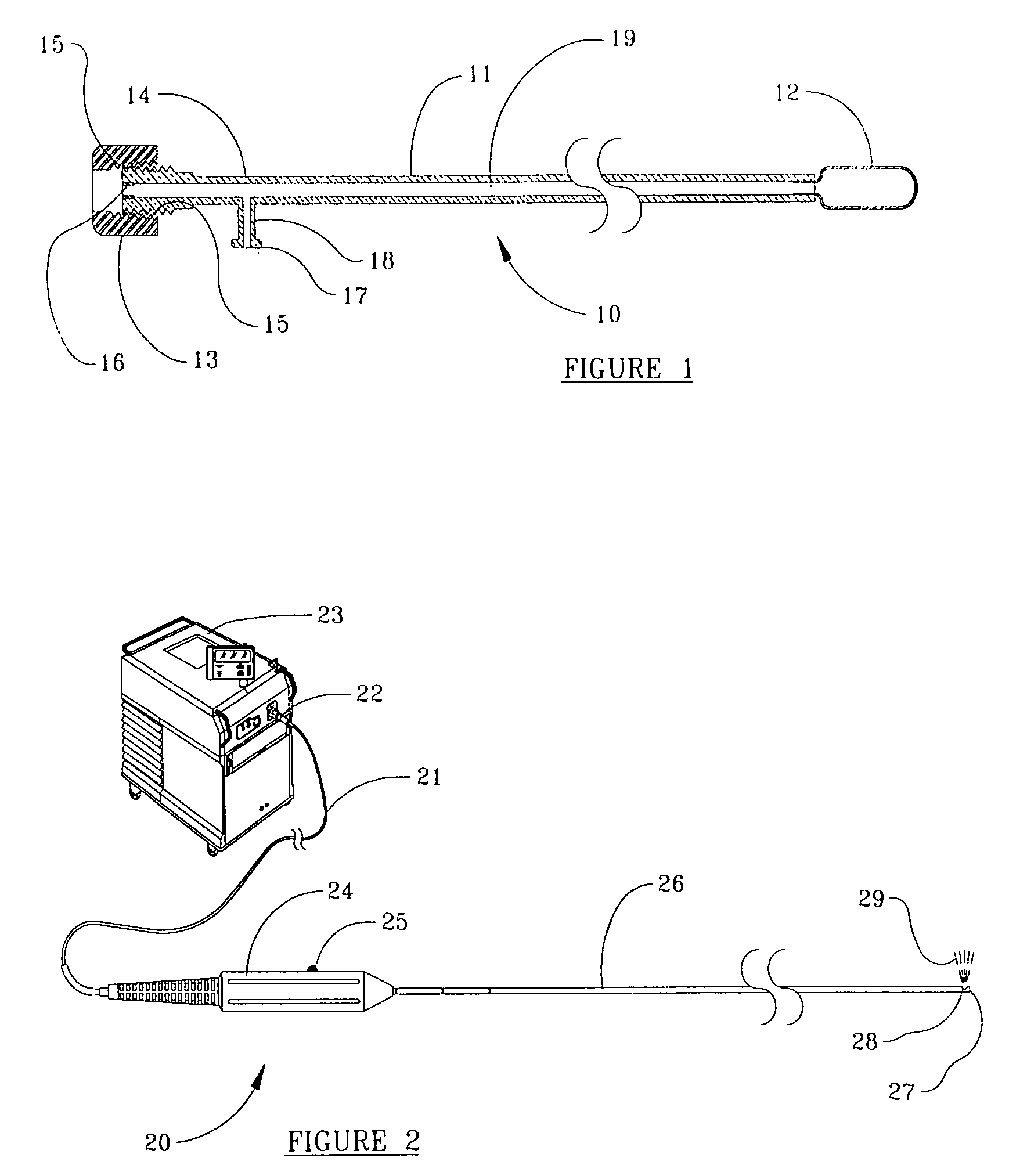 Economical, two component, thermal energy delivery and surface cooling apparatus and its method of use