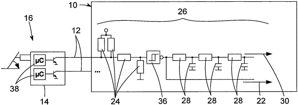 Method for determining the duty factor of a pulse-width-modulated signal by means of a vehicle control unit, and vehicle control unit