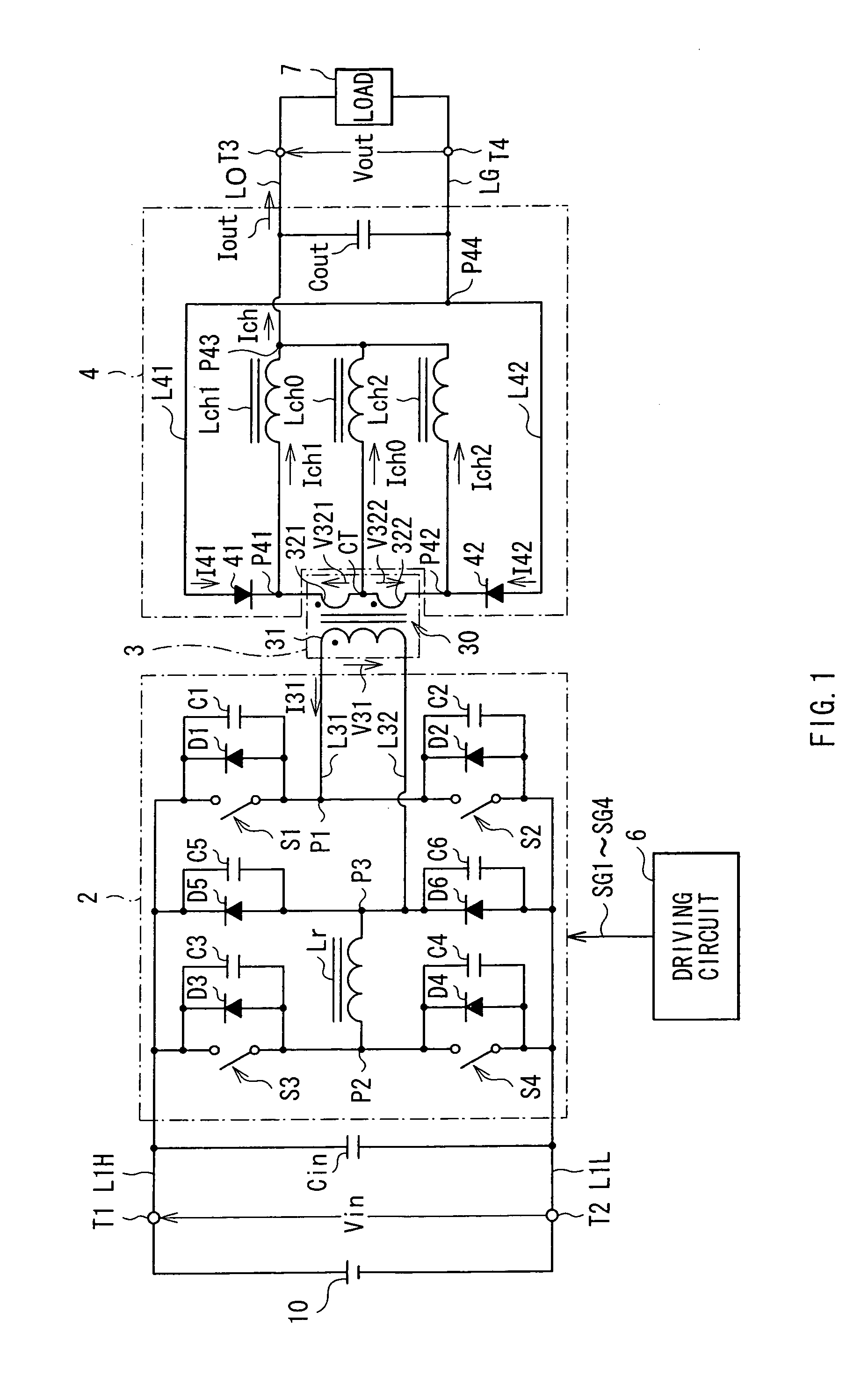 Switching power supply unit