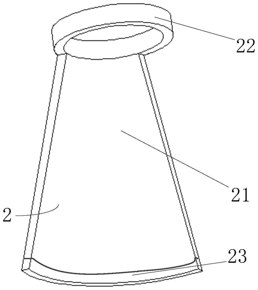 Household appliances and their foot components