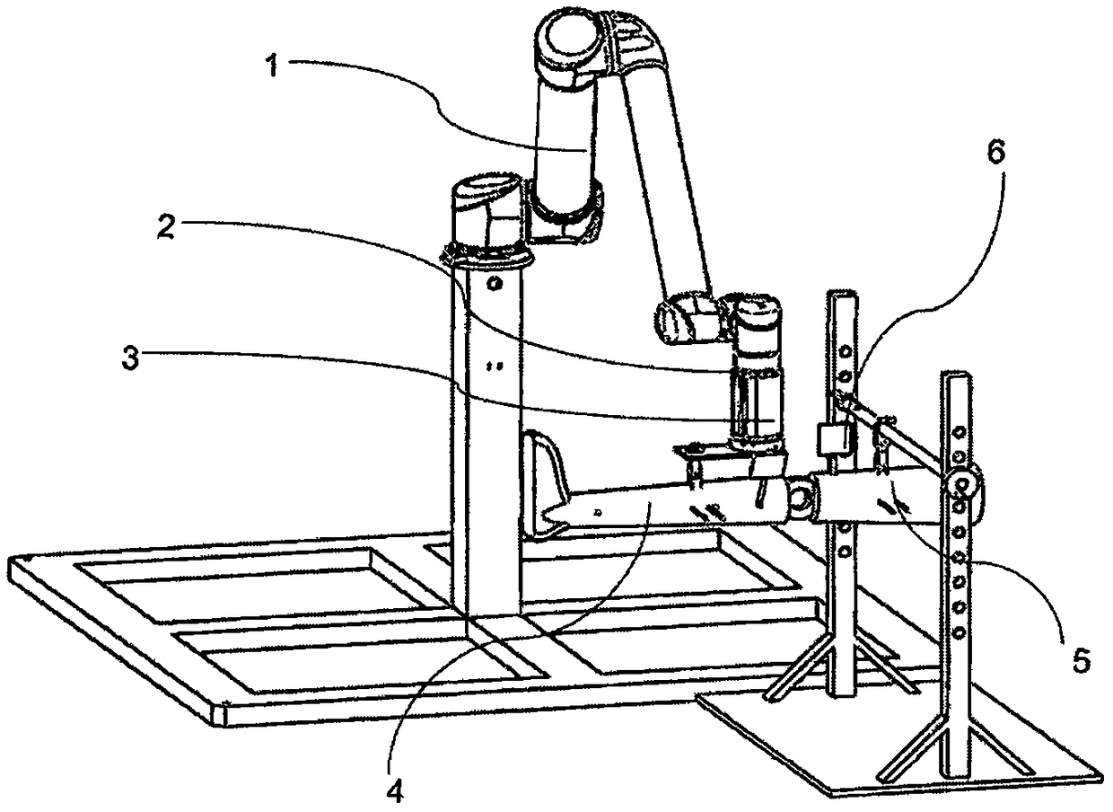 Measuring system for biomechanical characteristics of human cadaver knee joint cruciate ligament