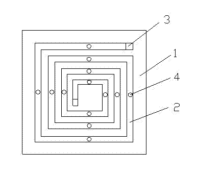 Mobile phone battery panel with built-in antenna