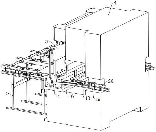 Machining equipment and machining method for street lamp post