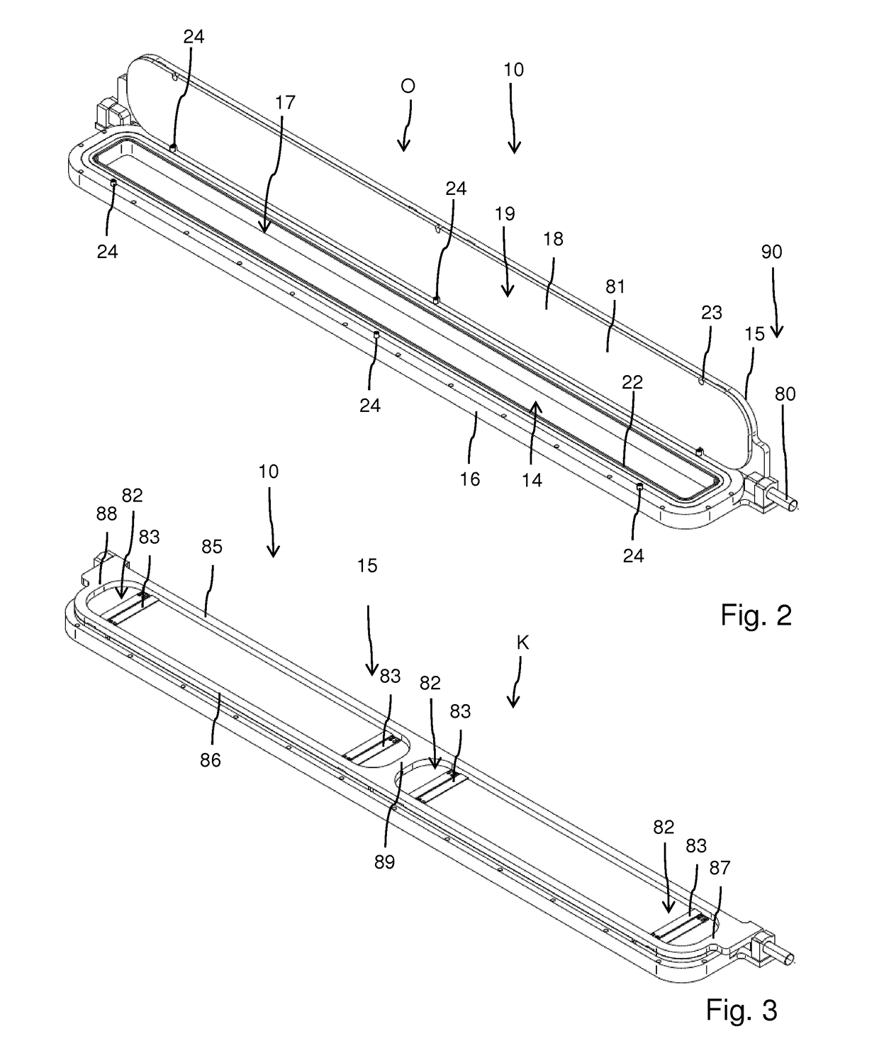 Closure or lock device for a vacuum chamber