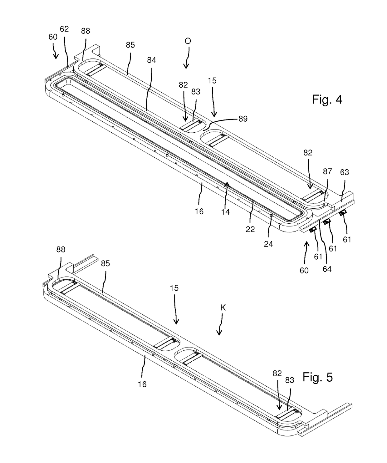 Closure or lock device for a vacuum chamber