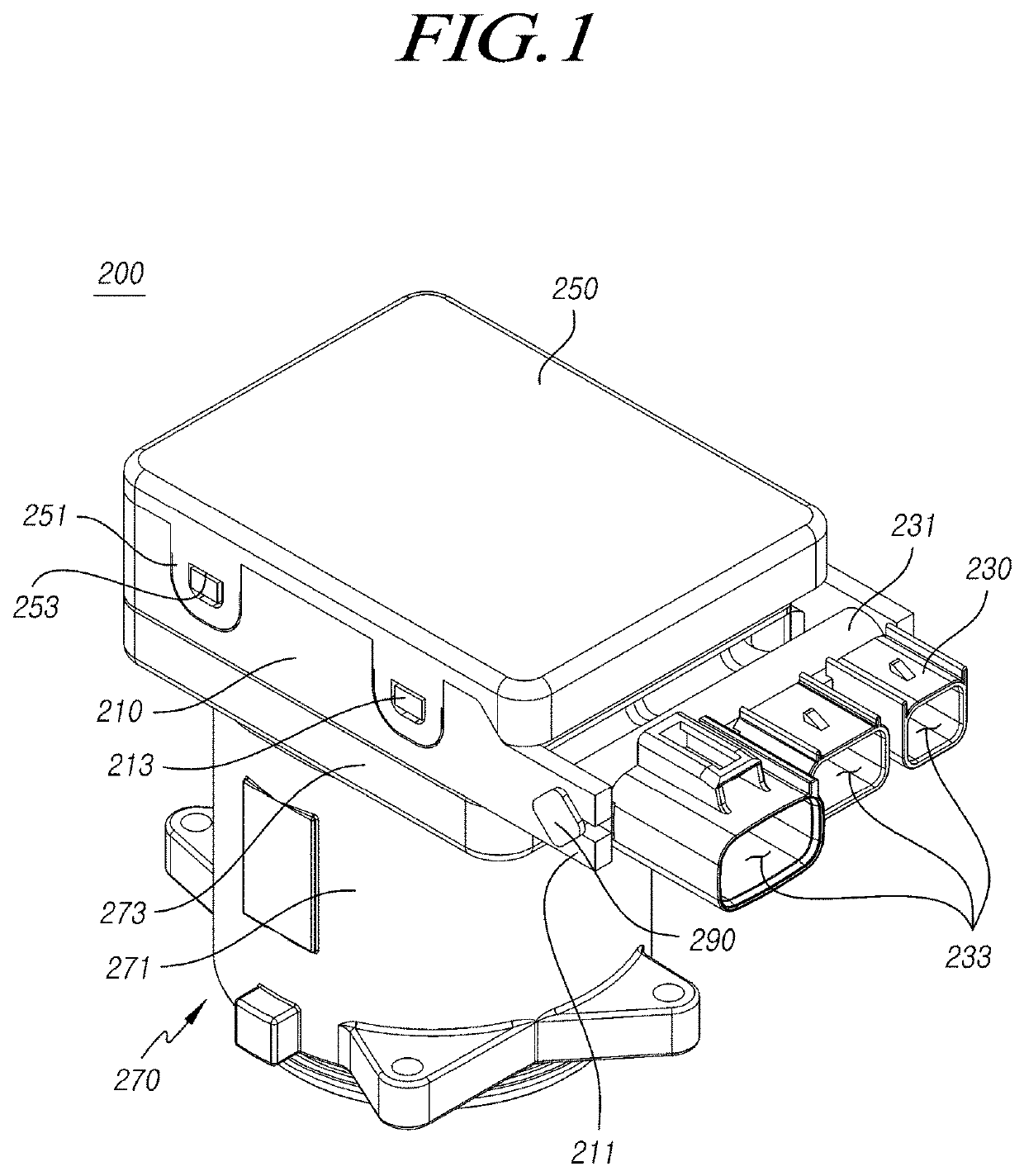 Electronic control unit of steering system for vehicle