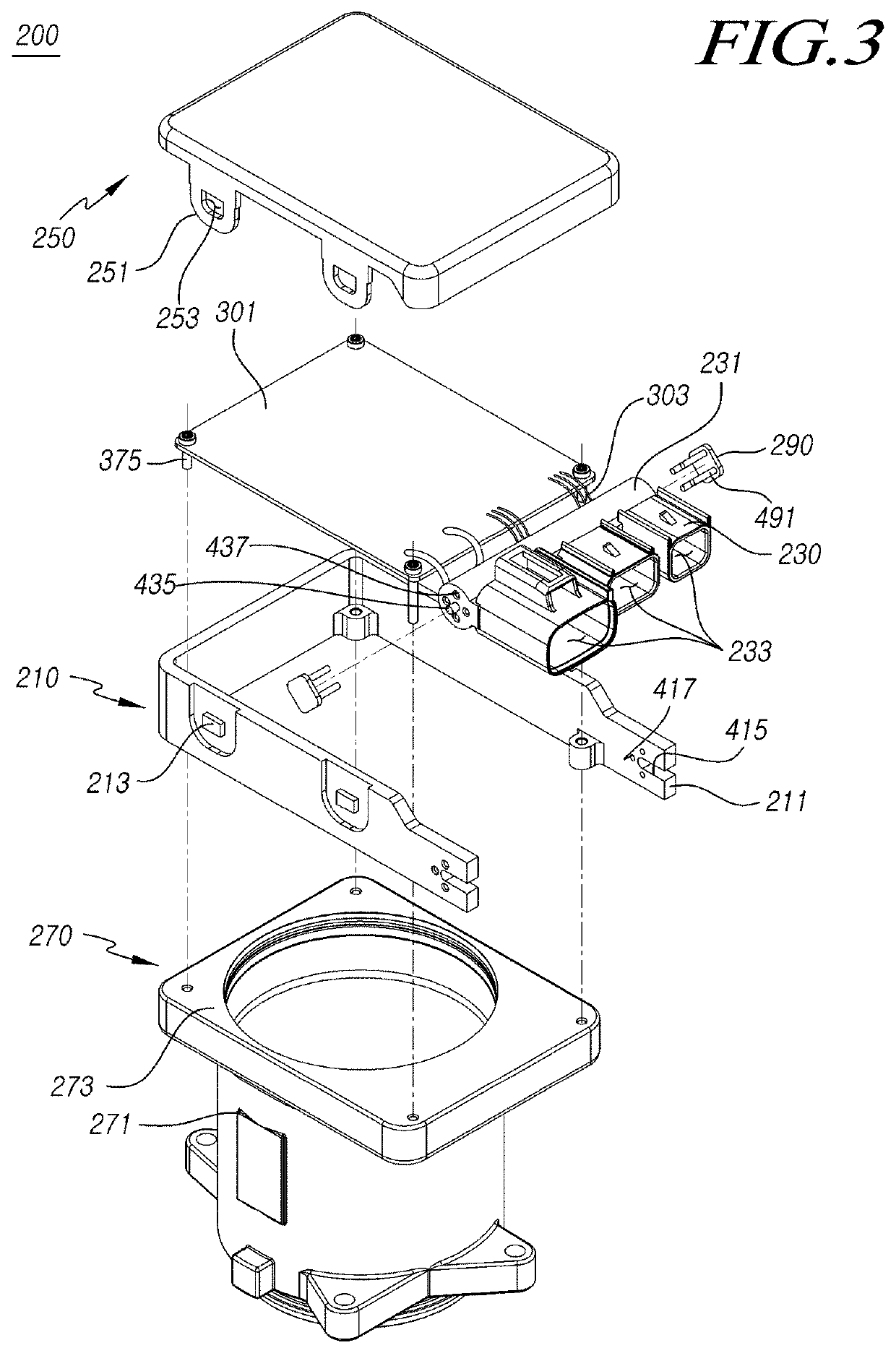 Electronic control unit of steering system for vehicle