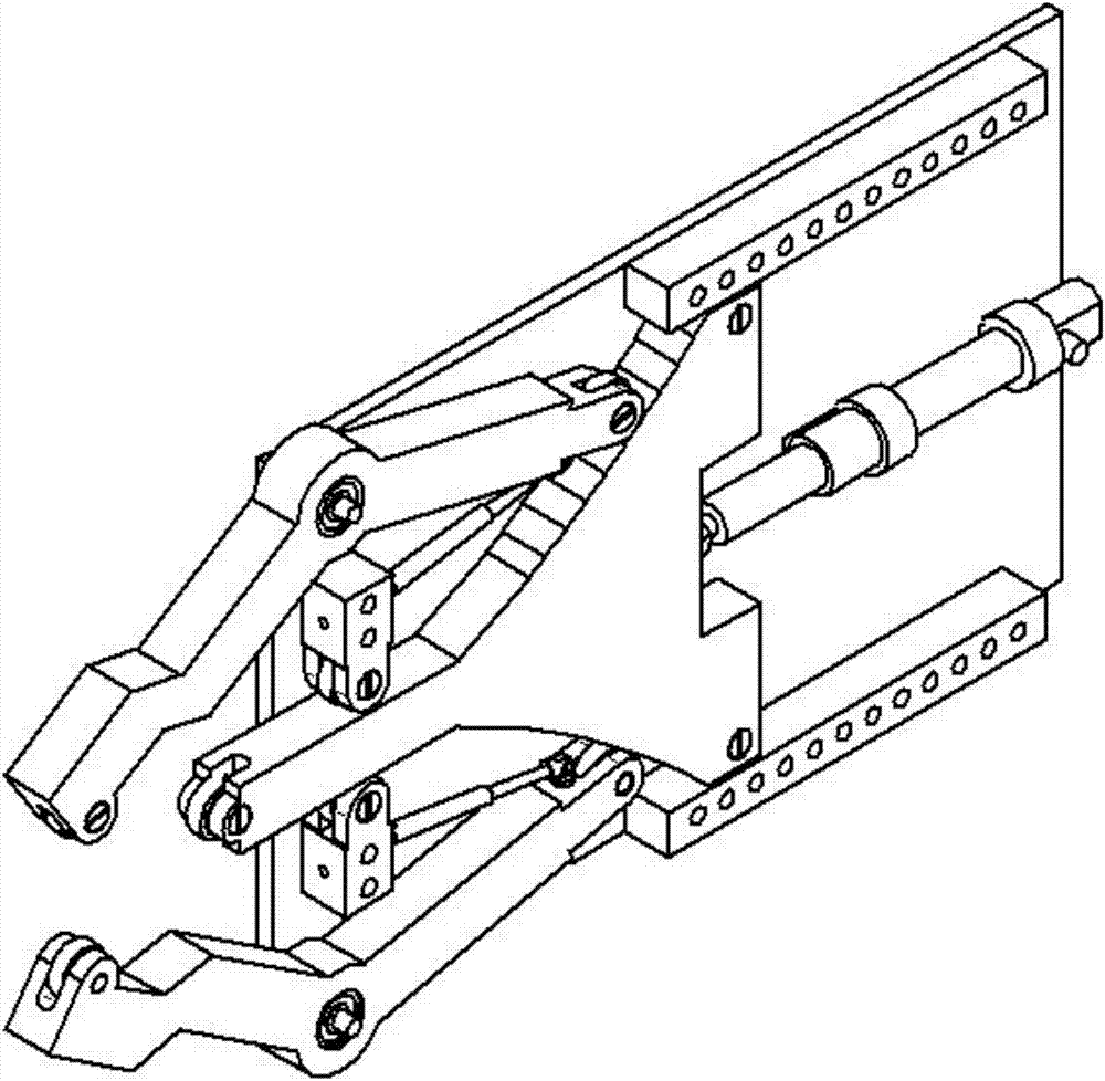 Translation swallow-shaped cam core shaft type smart three-claw automatic centering fixture