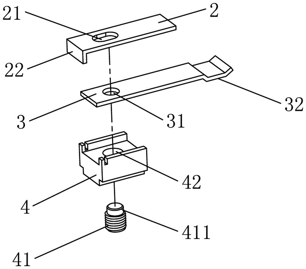 Concealed type door closer chute opening stopping structure