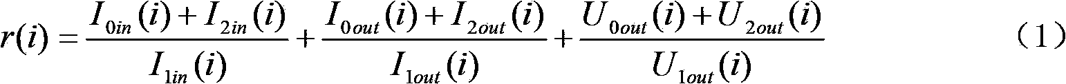 Method for calculating integrated three-phase imbalance degree of multi-circuit transmission lines