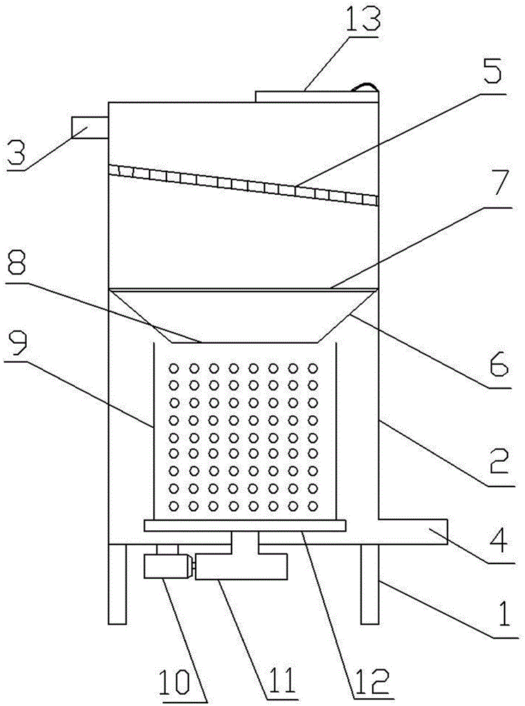 Novel sewage filter apparatus