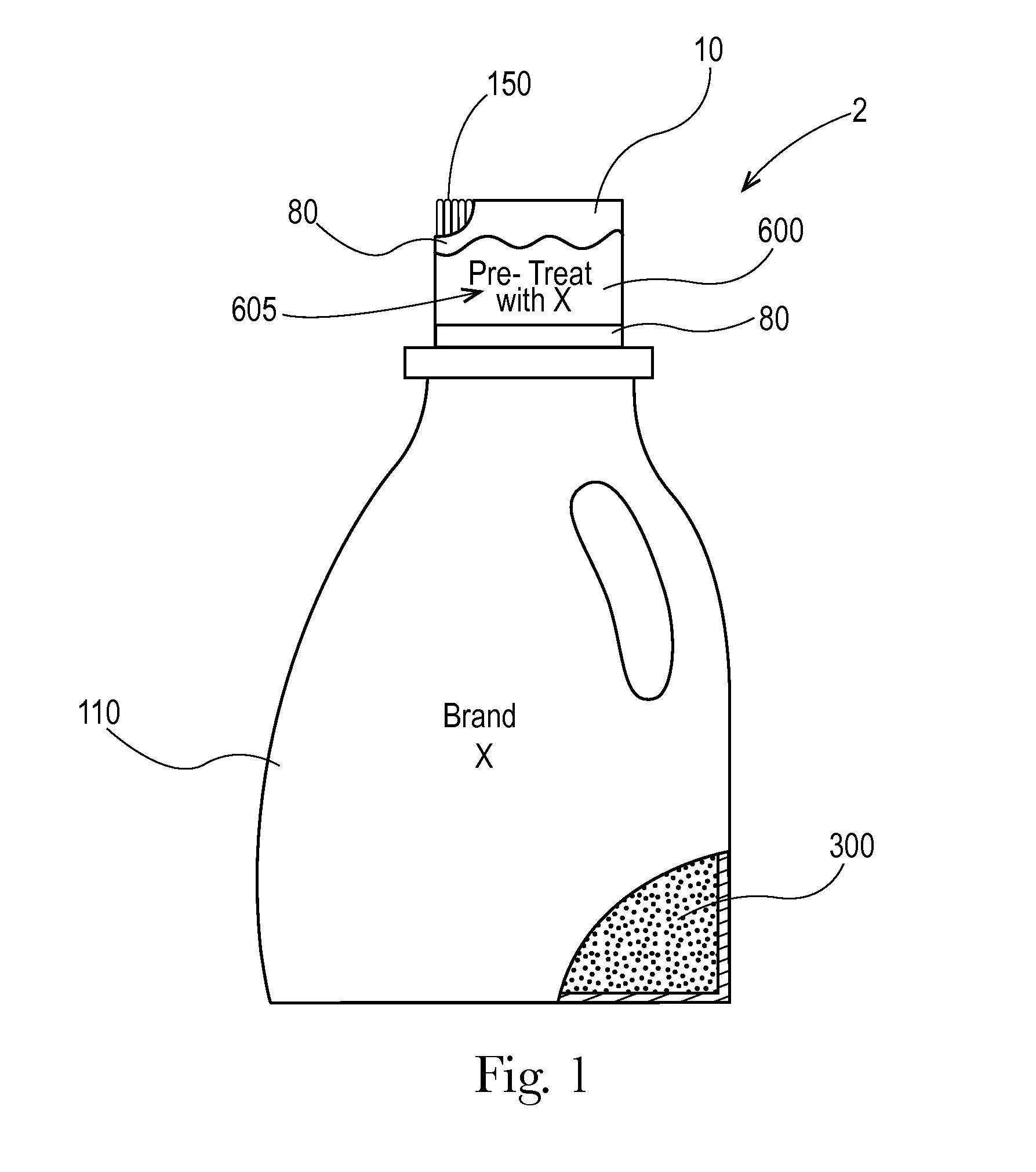 Package for a liquid laundry detergent