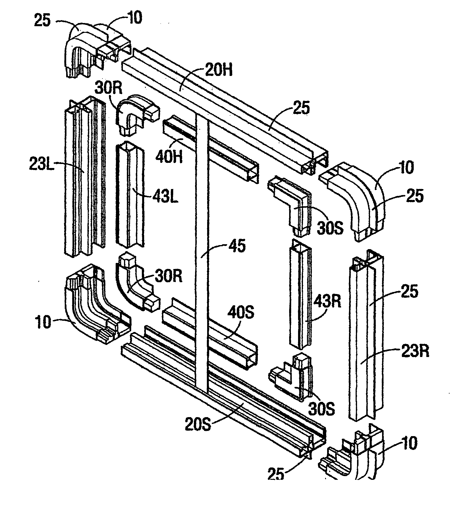 Water-tight windows with preformed corners