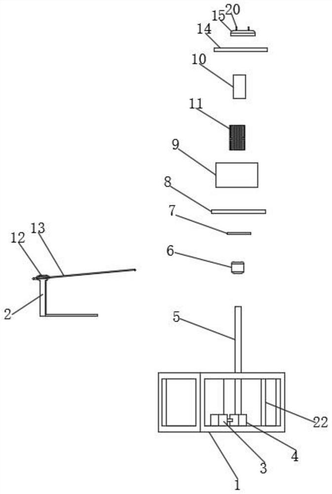 Vertical automatic wire pay-off device without wire spool support