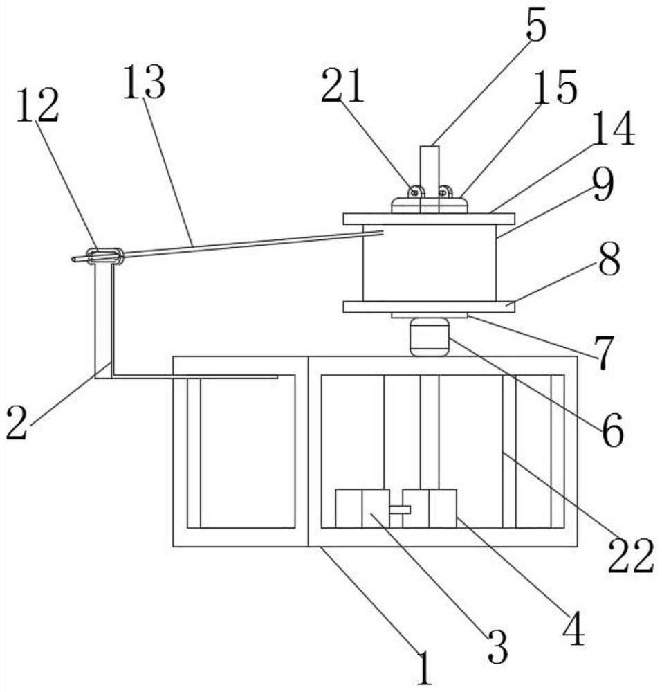 Vertical automatic wire pay-off device without wire spool support