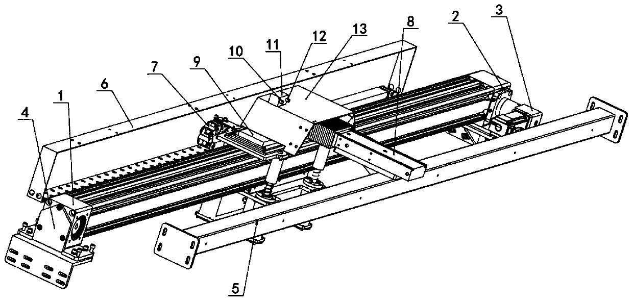 Cleaning device of powder laying equipment of powder 3D (three-dimensional) printer