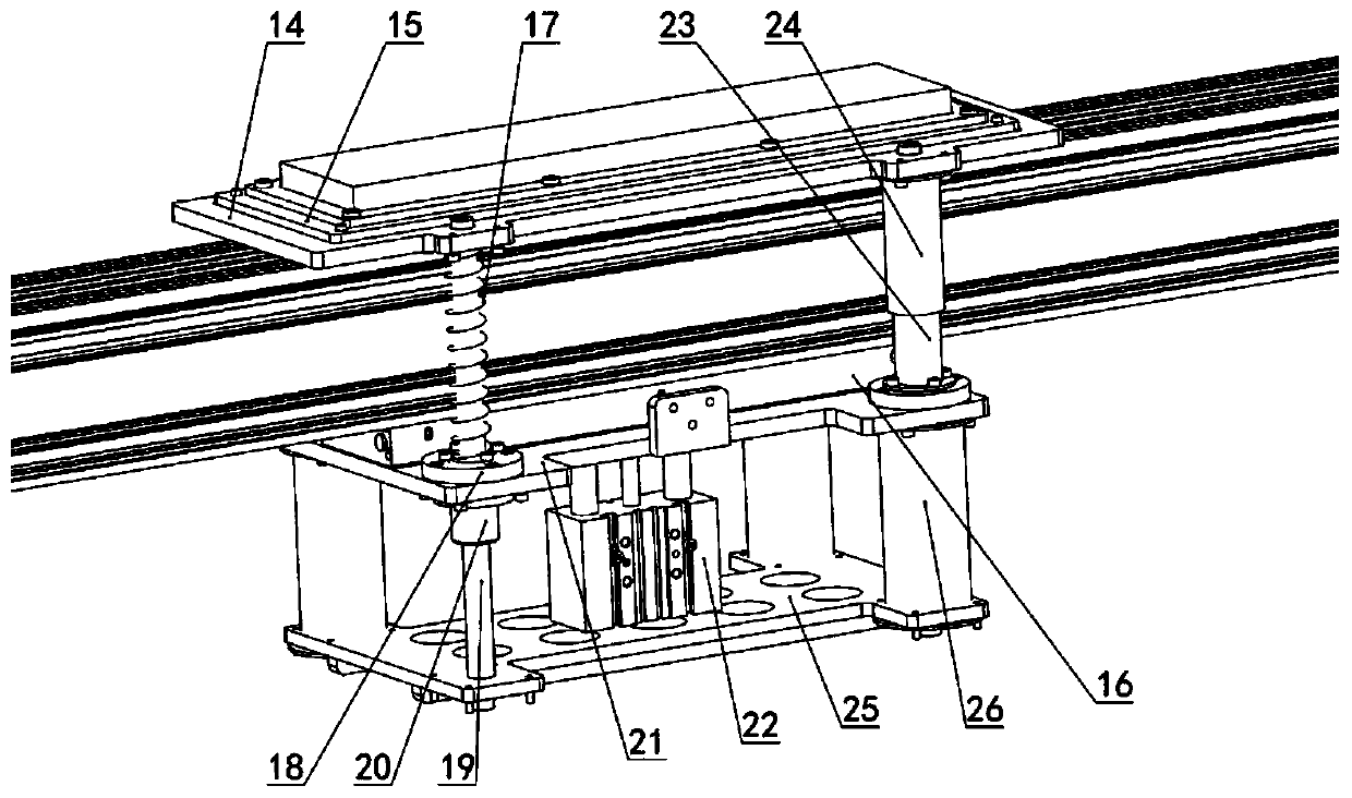 Cleaning device of powder laying equipment of powder 3D (three-dimensional) printer