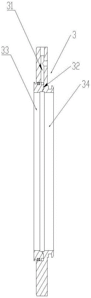 Air curtain protecting device of labyrinth machine tool spindle