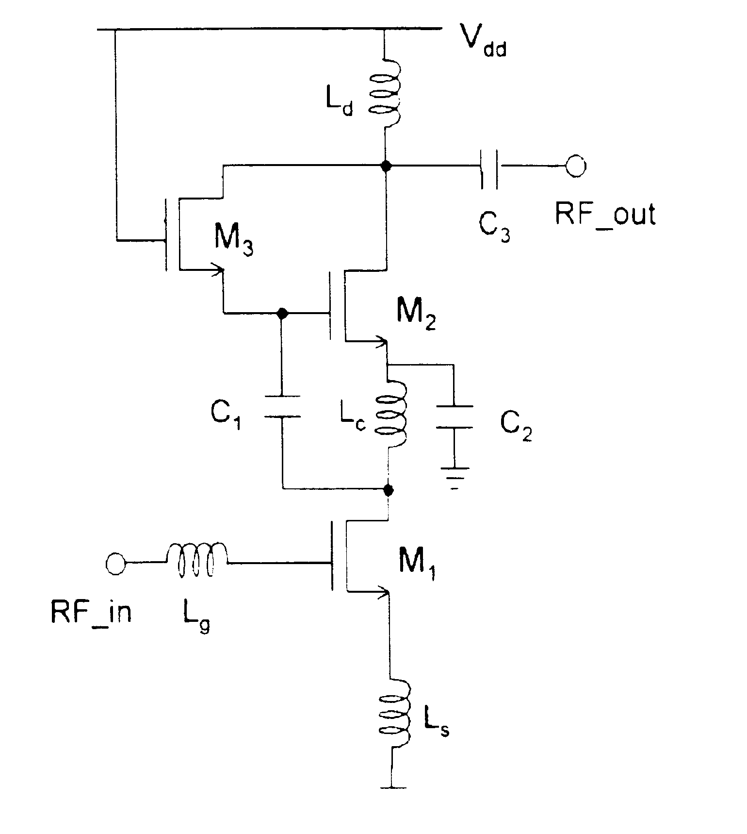 Low power low noise amplifier