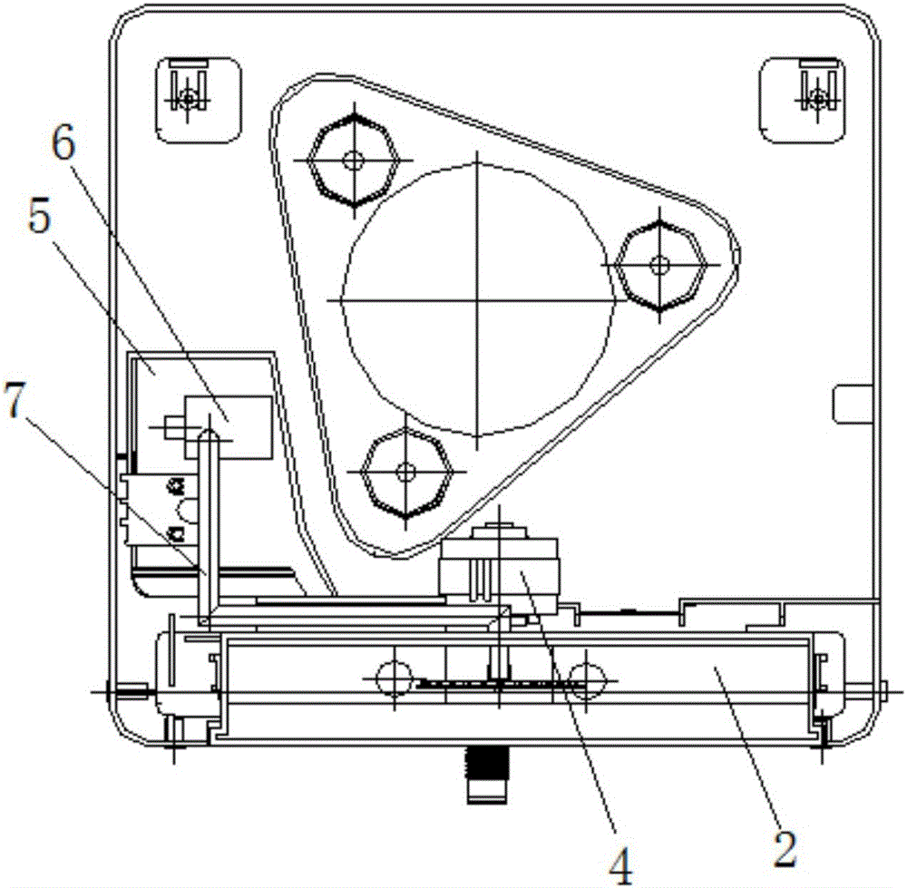 Water pumping structure and air conditioner with water pumping structure