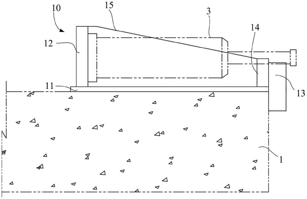 A track beam erecting device and method thereof