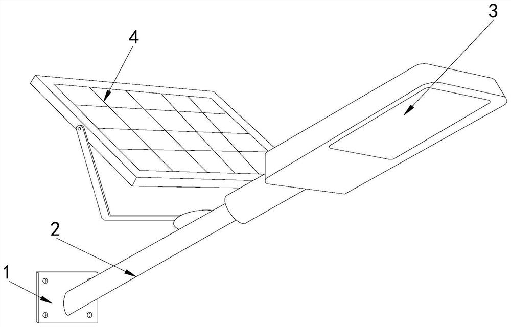 Solar photoelectric complementary illuminating lamp