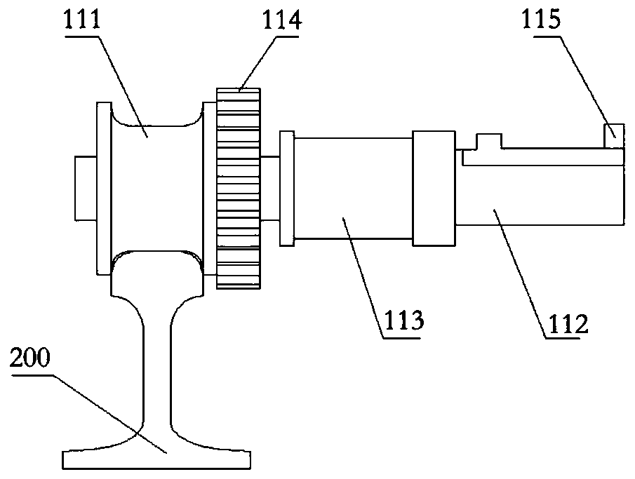 Mobile in-garage train bottom detection platform