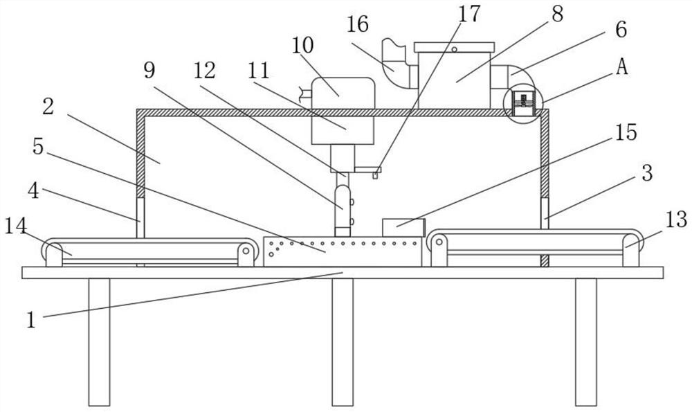 Vamp spraying equipment for shoemaking