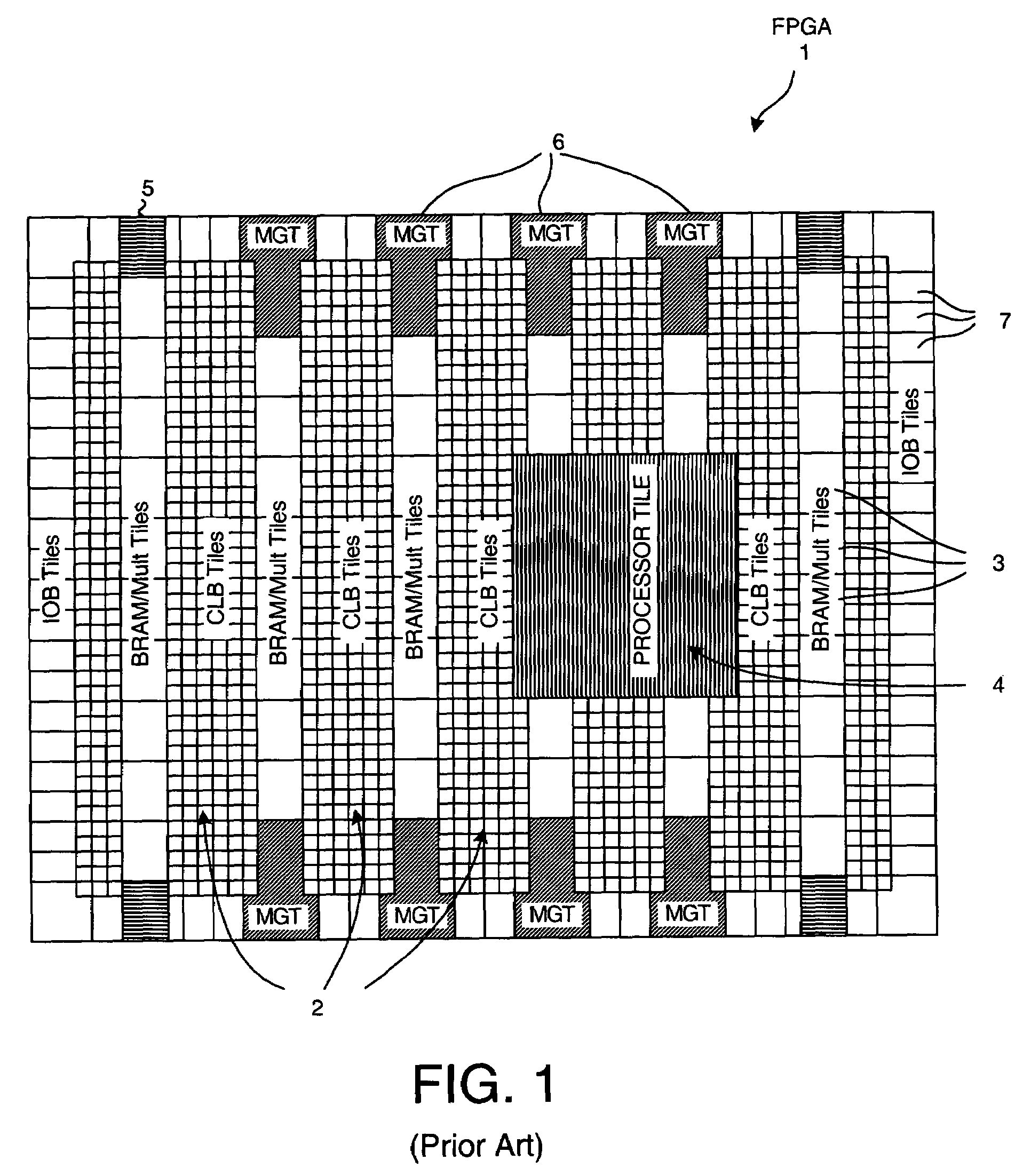 Integrated circuit with interface tile for coupling to a stacked-die second integrated circuit