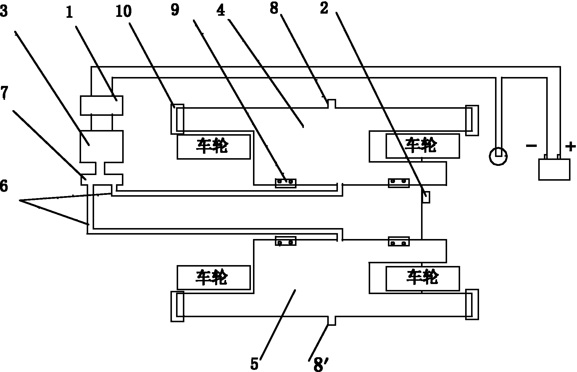 System for preventing automobile from being soaked in water and automobile