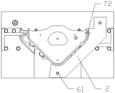 Quick testing tool for machining dimension of complicated casting and testing method thereof