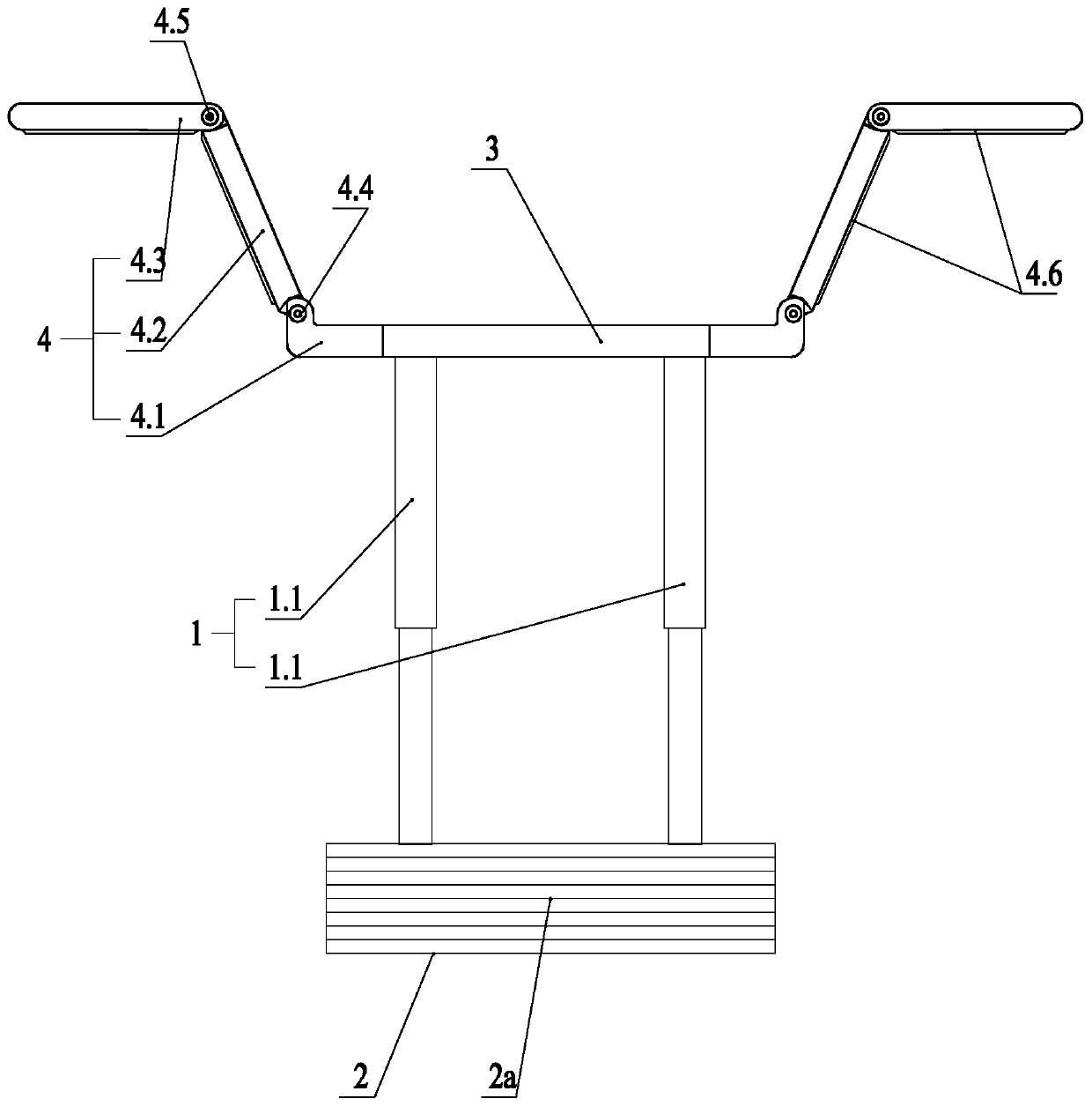 Newborn bath bracket and newborn bath supine device