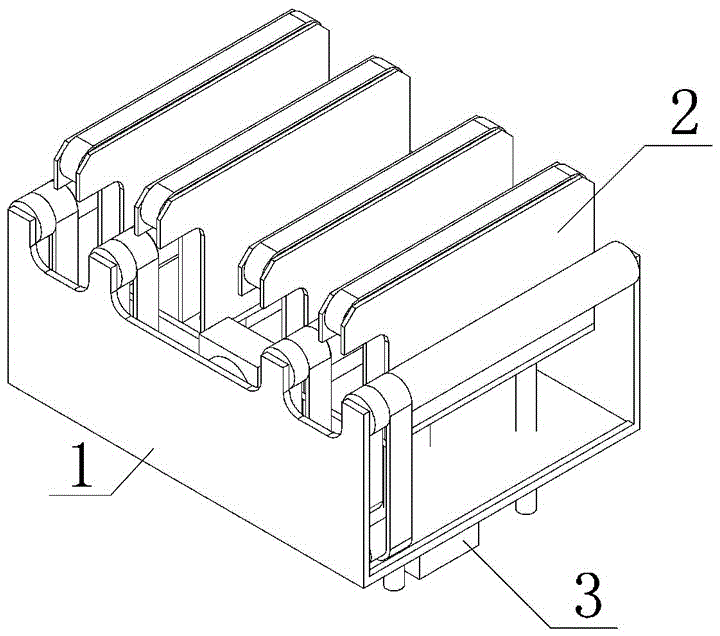 Cross-platform material shunting device