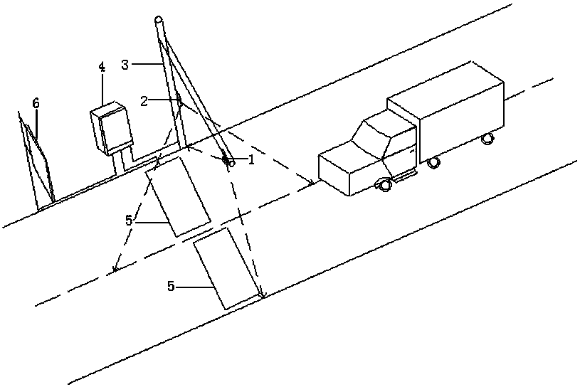 Vehicle travelling dynamic measurement system and measurement method thereof